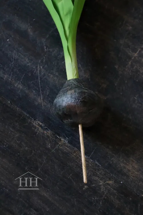 Kunst hyacint op bol lila 30cm