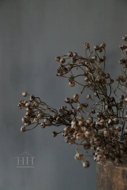 Kunsttak met bessen bruin - Bundel van 5