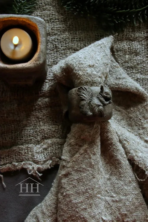 Shabby keukendoek onbedrukt 45x45cm