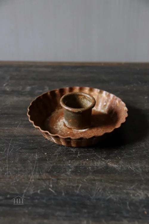 Zinken kandelaar roest kartel