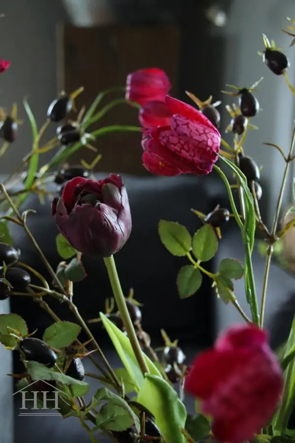 Kievitsbloemen boeket zijde