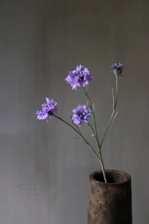 Kunstbloem korenbloem lavendel 61 cm