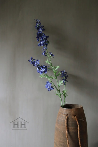 Kunst delphinium bloemen blauw decoratie voor de vaas