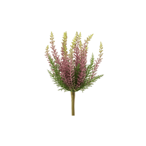 Kunst erica heideplant donkerroze UV - 29 cm
