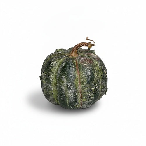 Kunst kalebas groen - 15x20 cm
