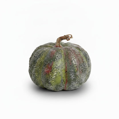 Kunst kalebas groen - 20x16 cm