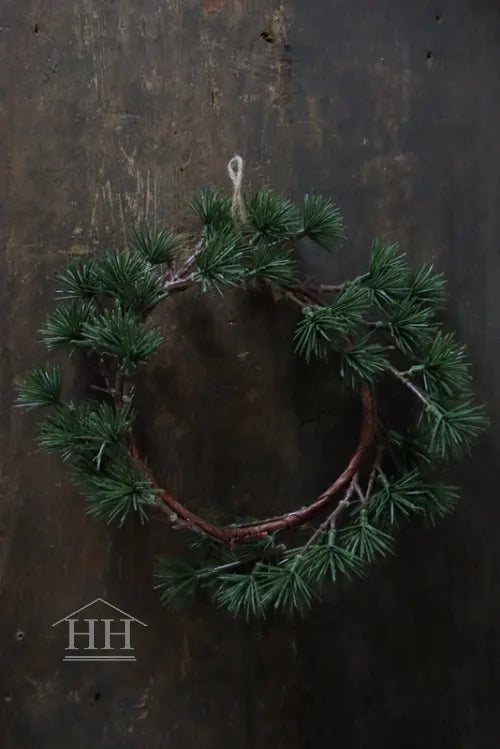 Künstlicher Lärchenkranz S - ⌀25cm