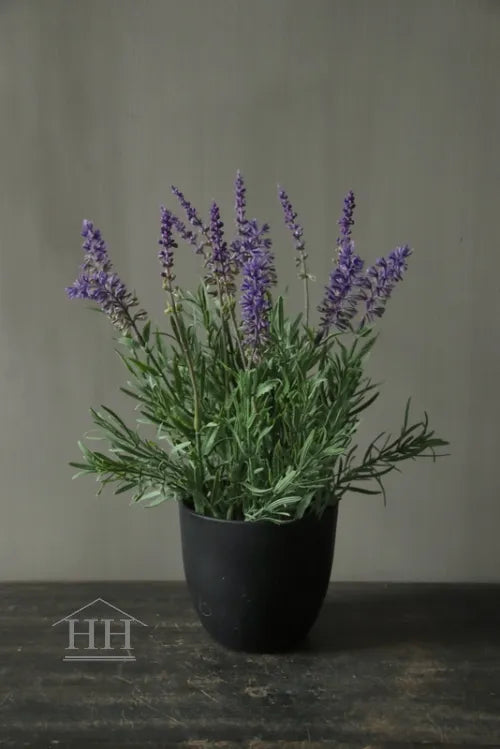 Künstlicher Lavendel im Innentopf, 32 cm
