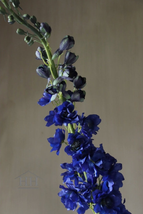 Kunst ridderspoor blauw | Delphinium kunstbloemen voor in een landelijk huis