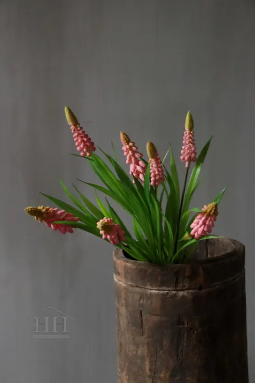 Kunst roze druifjes bosje