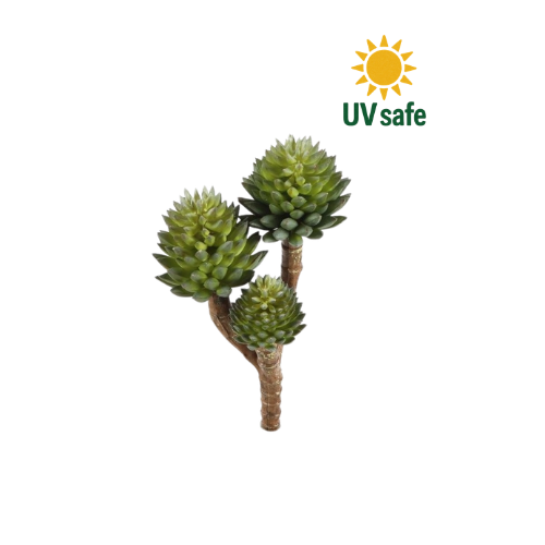 Kunst vetplant sedum groen UV