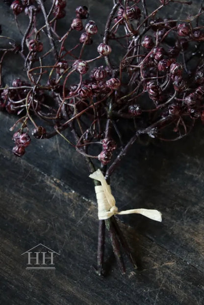 Kunsttak met bessen aubergine - Bundel van 3