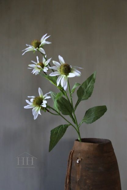 Künstliche Blume Echinacea weiß 73 cm