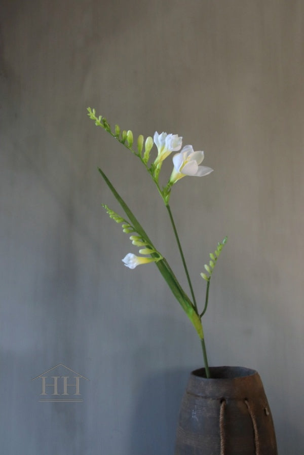 Kunstbloem freesia wit | Decoratieve bloemen