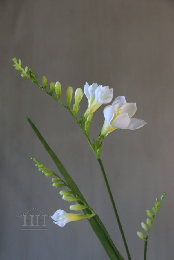 Kunstbloem freesia witte nepbloemen