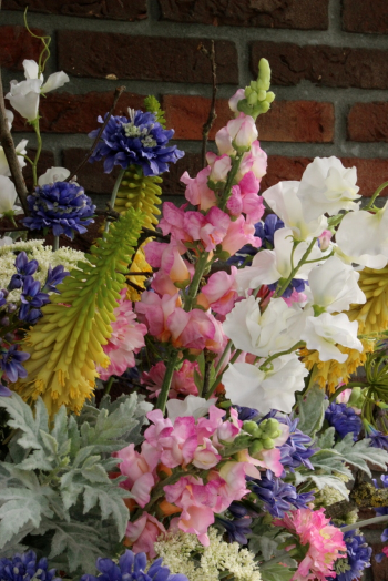 Kunstbloem leeuwebek in de kleur roze!