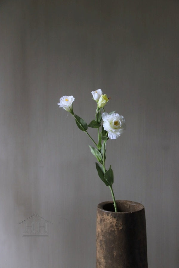 Kunstbloem lisianthus spray in wit