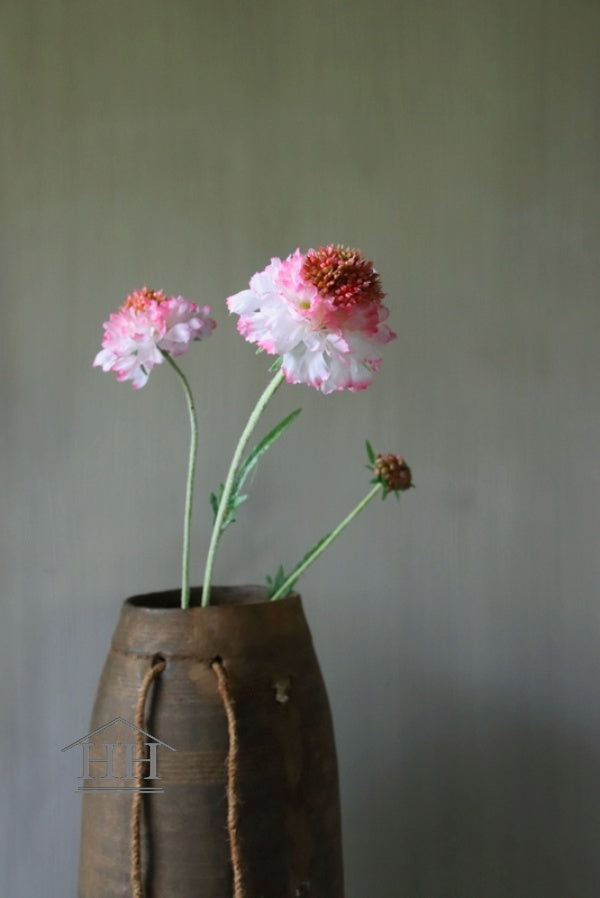 Kunstbloem scabiosa lichtroze | Losse bloemen