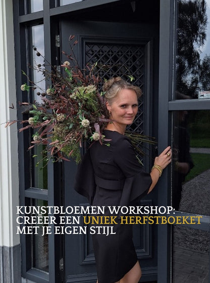 Workshop kunstbloemen schikken | Herfst editie