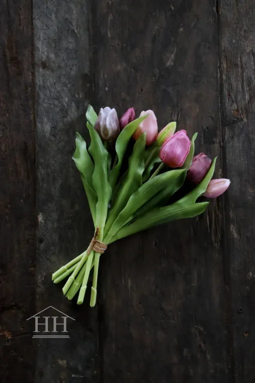 Tulpen bundel mauve mix 30cm