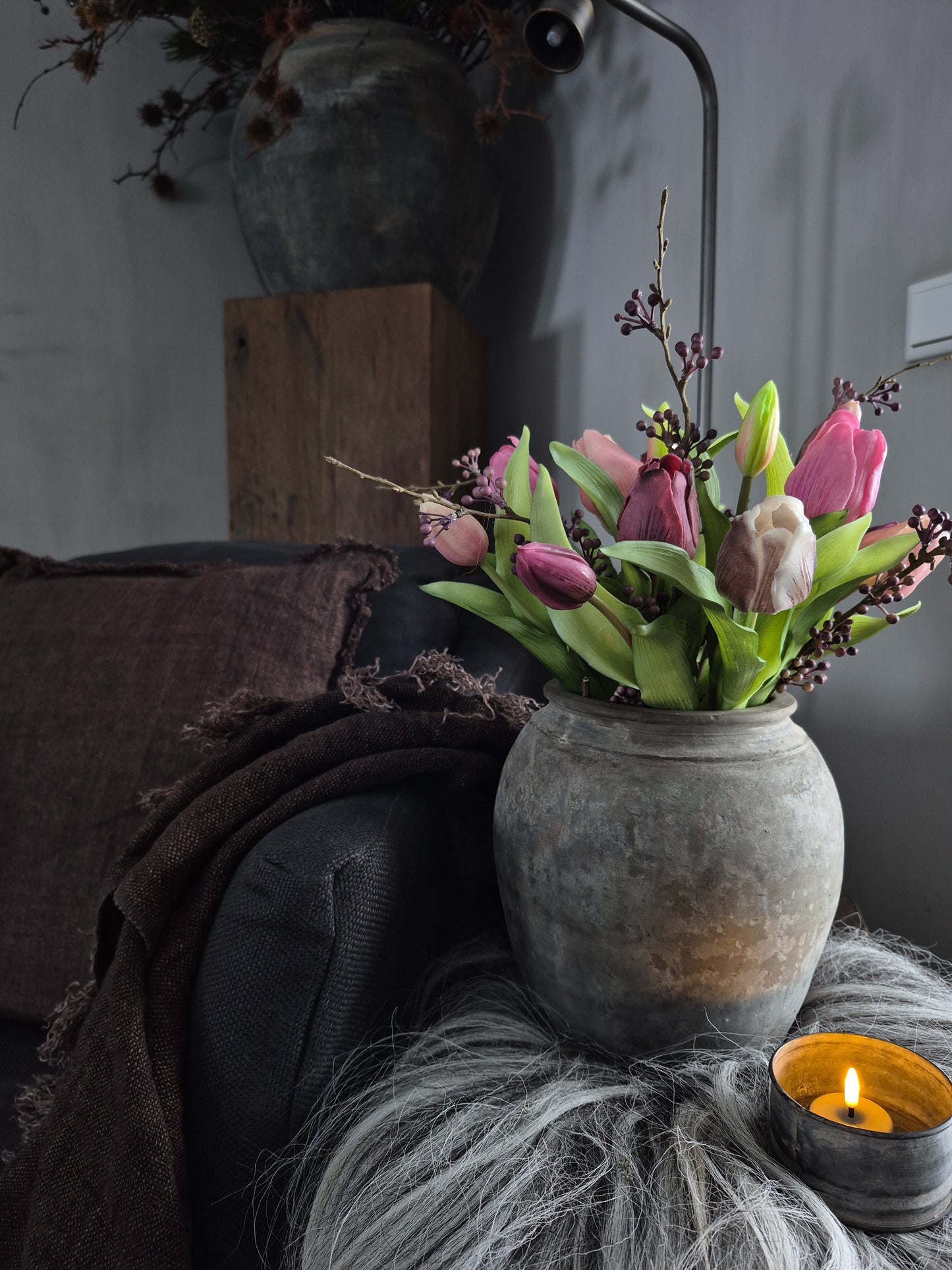 Tulpen bundel mauve mix 30cm