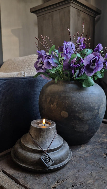 Kunst viooltje paars 35cm