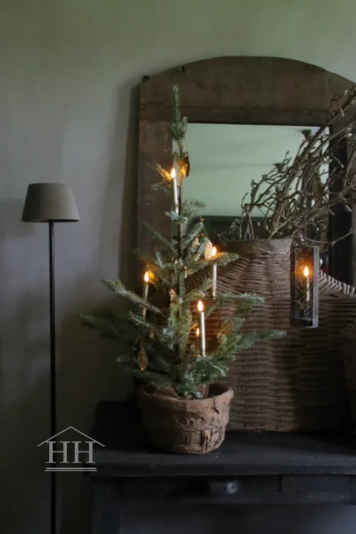 Landelijke kunstkerstboom M met een hoogte van 92 cm. Perfect voor landelijke kerstdecoraties - Hillary'sHome