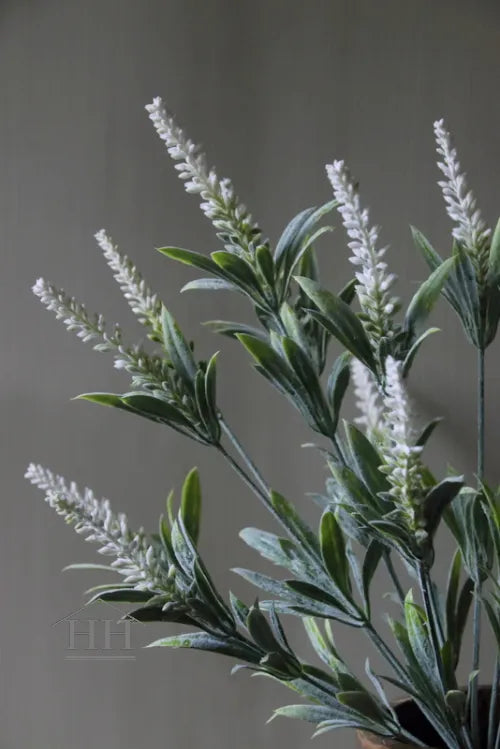 Lavendel kunstplant wit - 45cm