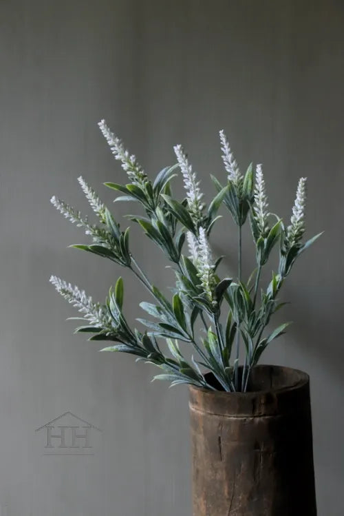Lavendel kunstplant wit - 45cm
