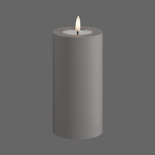 Led buitenkaars grijs - Deluxe Homeart