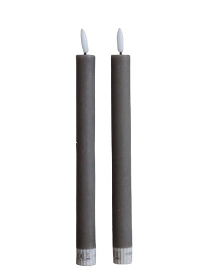led dinerkaars kiezel grijs 25cm van vintage en more