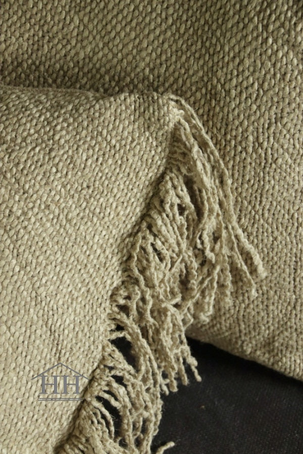 Linnen kussen LYNN Aura Peeperkorn 50x50cm (achterste)