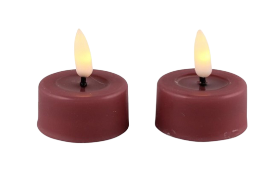 Magic Flame Candles led waxinelichtjes oud roze