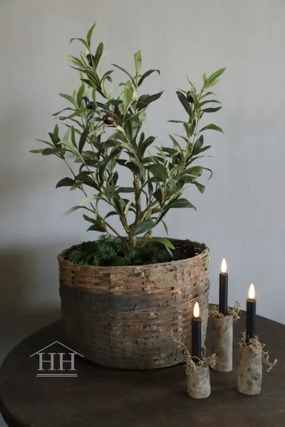 Low Artificial Olive Tree - 55 cm