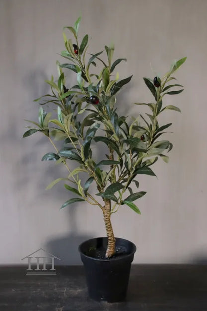 Low Artificial Olive Tree - 55 cm