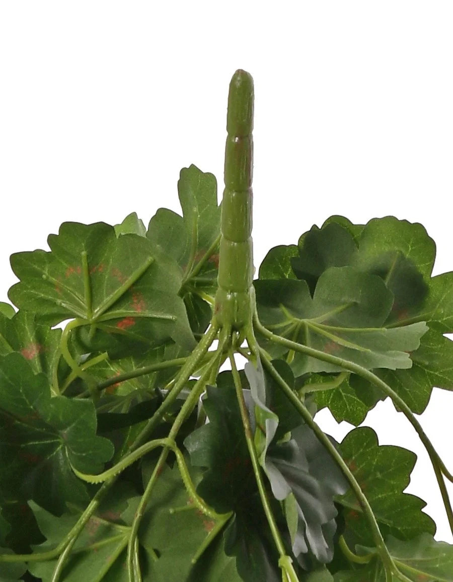 Oostenrijkse geranium kunstplant fel roze met wit - 40 cm - UV-bestendig