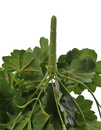 Oostenrijkse geranium kunstplant fel roze met wit - 40 cm - UV-bestendig