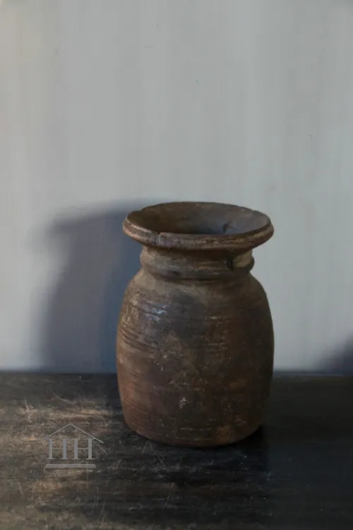 Houten kruikje uniek A3