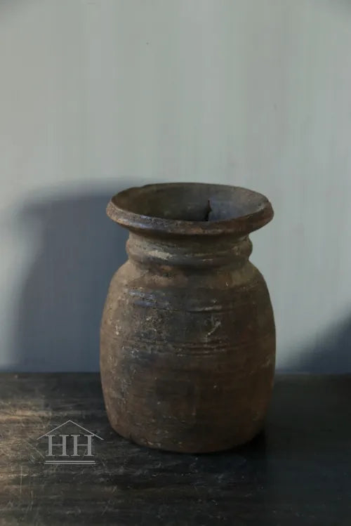 Houten kruikje uniek A3