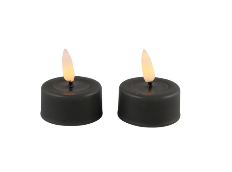 Peha theelichtjes grijs 2 stuks | Magic Flame Candles