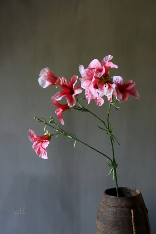 Künstliche Petunienblüte Rosa | Rot 89cm