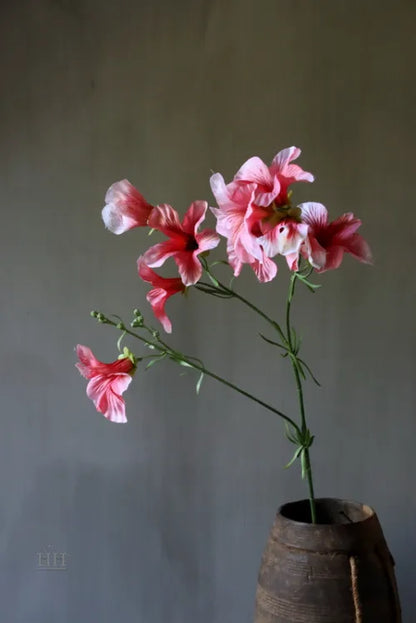 Künstliche Petunienblüte Rosa | Rot 89cm