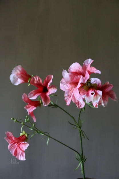 Künstliche Petunienblüte Rosa | Rot 89cm