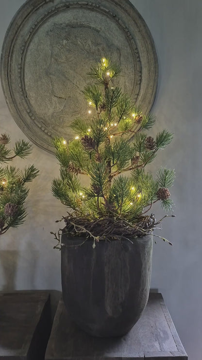 Kunst pinus boom in binnenpot - 70 cm