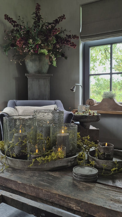 Mostak slinger groen in landelijke stijl presentatie