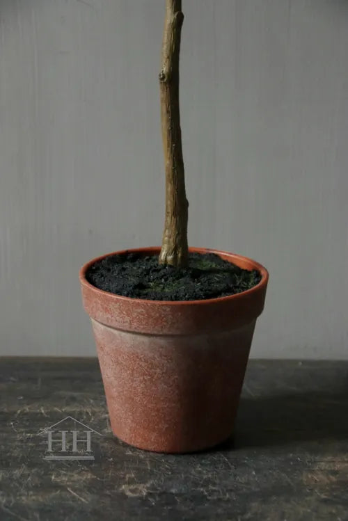 Kunst rozemarijn boompje op stam in binnenpot 65cm