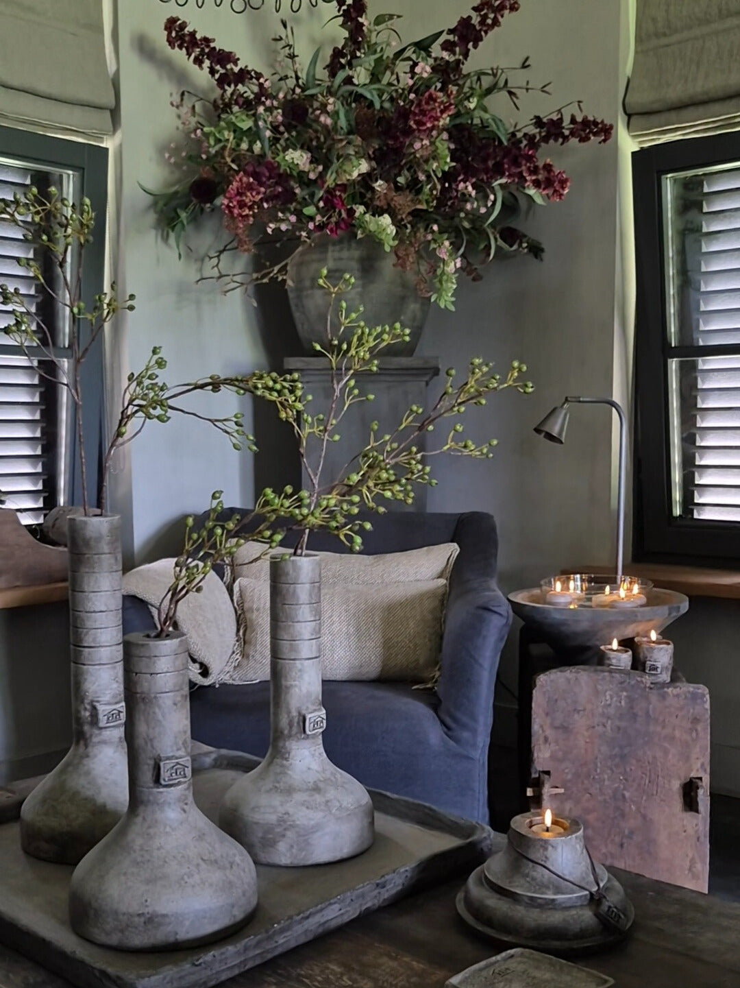 rozenbottel groen landelijke styling