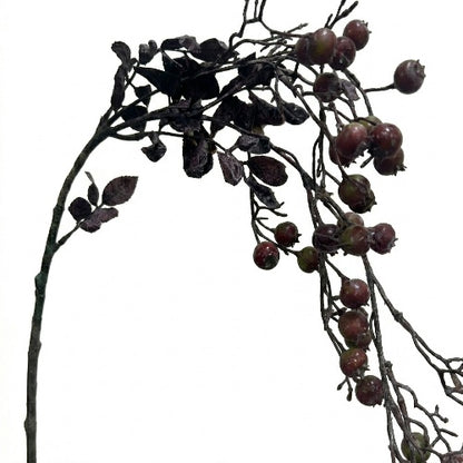 Rozenbottel kunsttak bordeauxrood - 85 cm