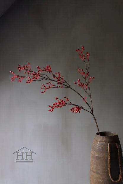 Hagebutten Kunstzweig rot - 100cm