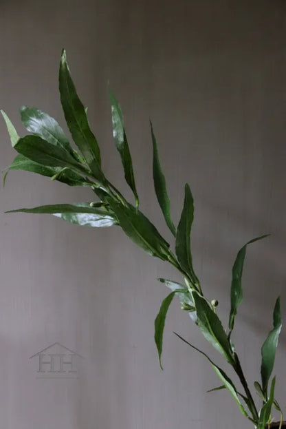 Kunst ruellia blad met bessen S 74cm